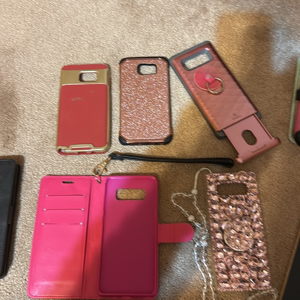7 cases and 1 screen protector for Samsung note 8